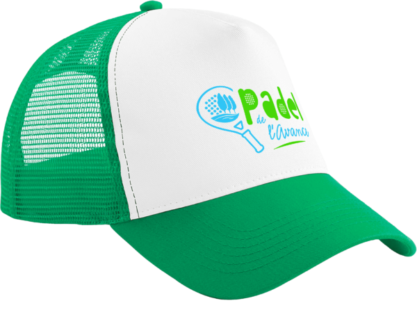 Casquette-B640-PUREGREEN-WHITE