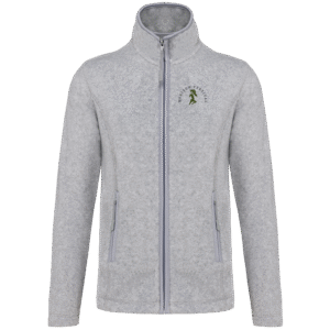 VESTE MICROPOLAIRE FEMME "K907" ASH HEATHER