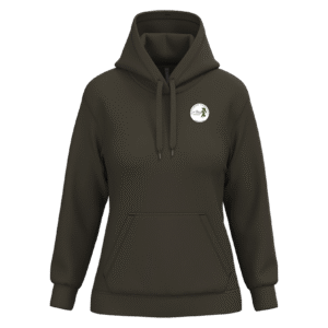 SWEAT A CAPUCHE FEMME "K473" DARK KHAKI