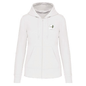 VESTE A CAPUCHE FEMME "K4031" BLANC