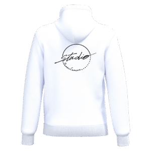 SWEAT A CAPUCHE "K4041" BLANC