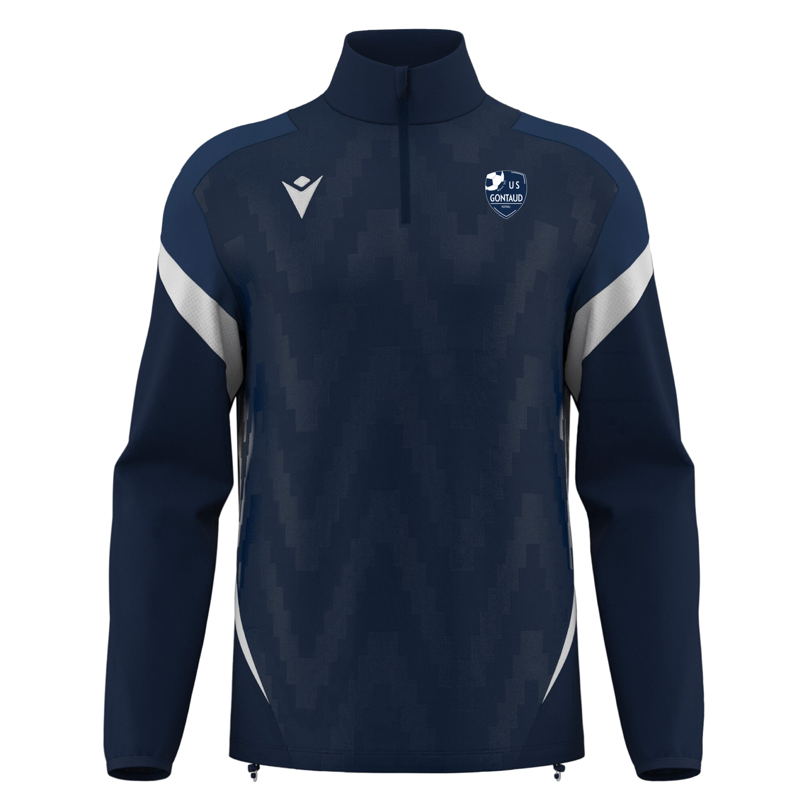 SWEAT 1/4 ZIP "HOLLOW" NAVY
