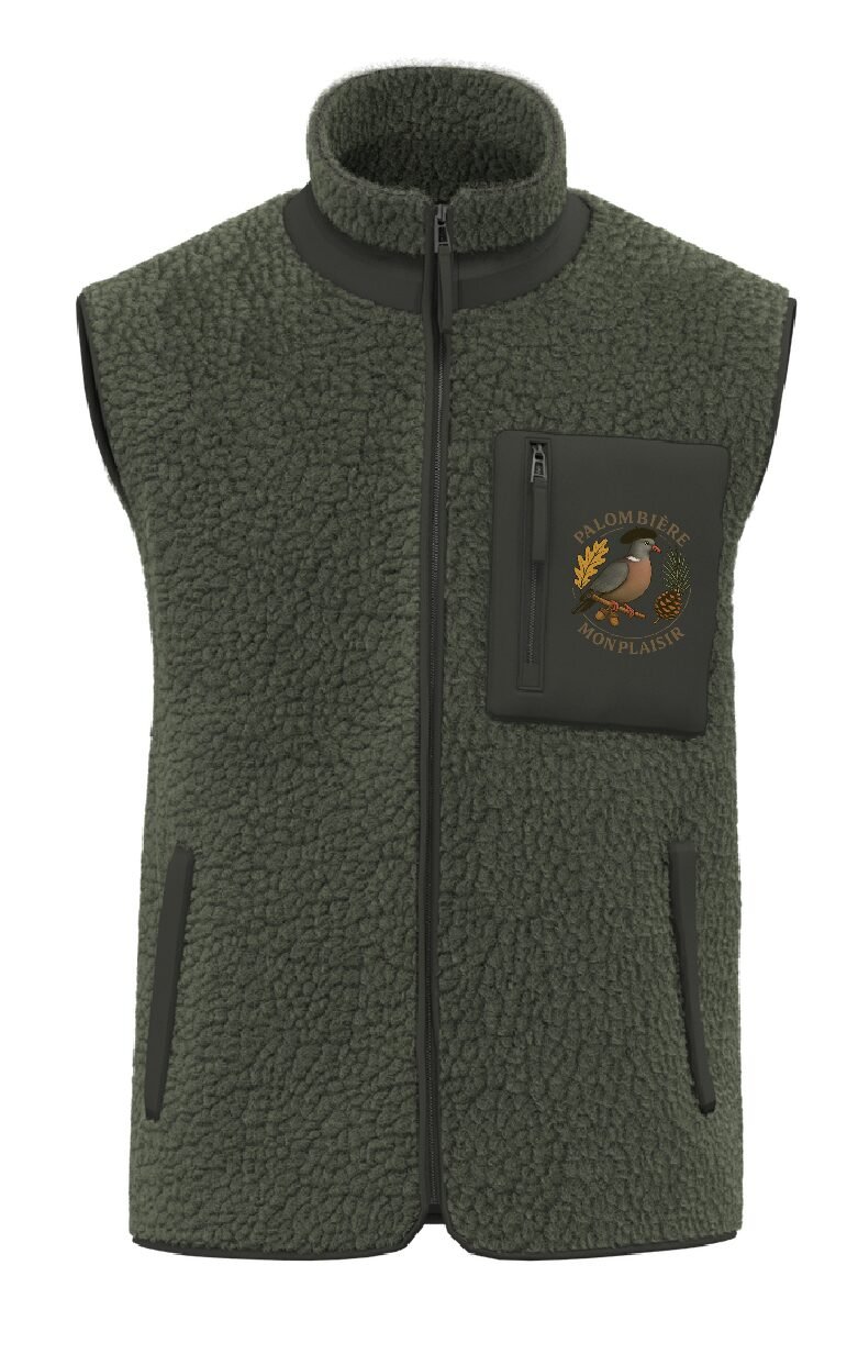 Veste sans manches sherpa
